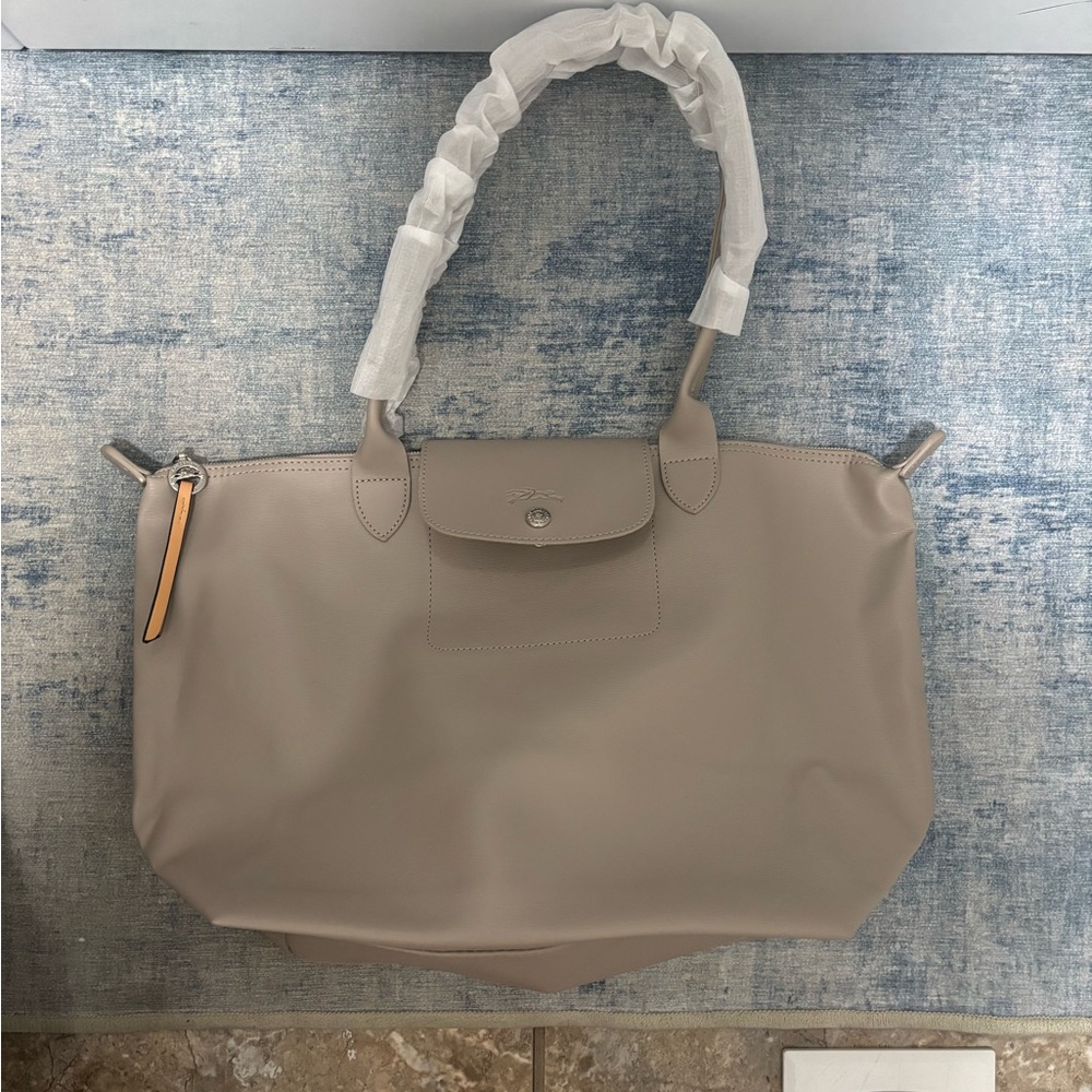Longchamp City Pilage Inspired Tote Bag in Taupe